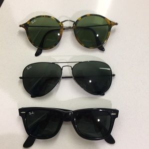 Ray Ban sunglasses - selling as a bundle.